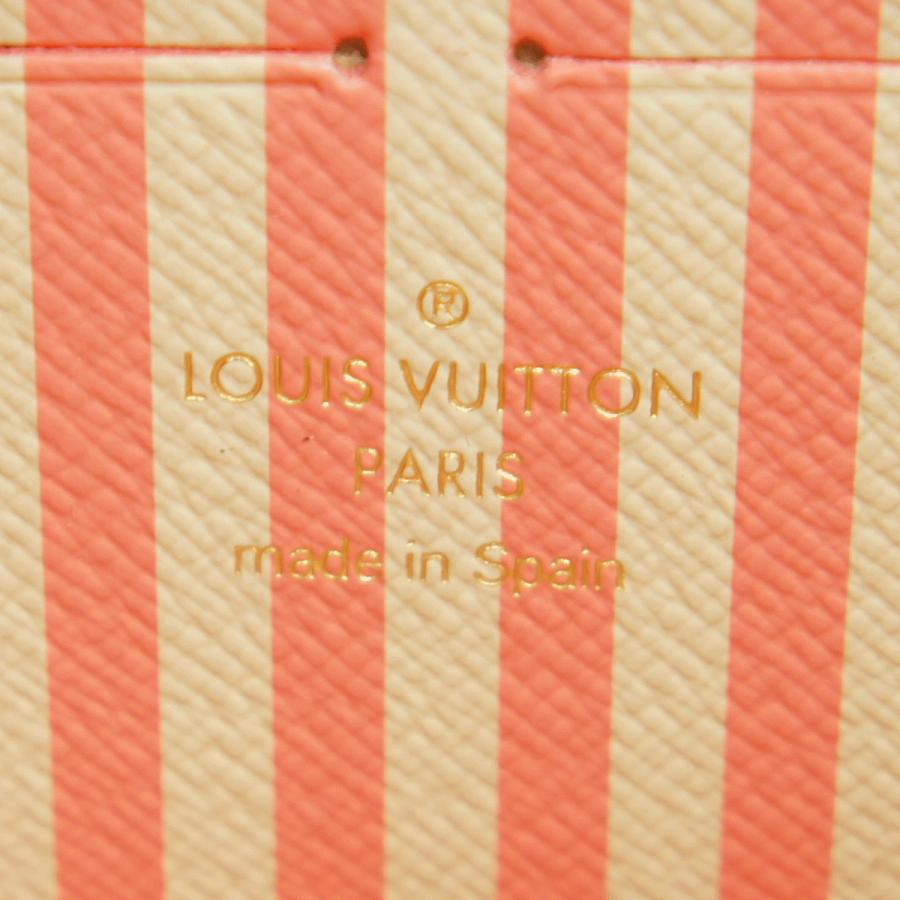 ルイ・ヴィトン（LOUIS VUITTON）ダミエ　ジッピー・ウォレット　N63026　2014年　クリスマス　トランク　エベヌ　レディース（中古）