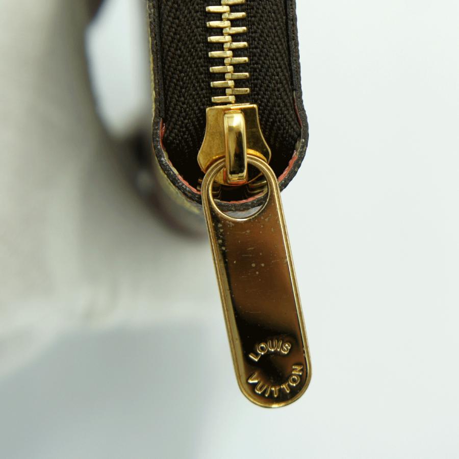 ルイ・ヴィトン（LOUIS VUITTON）ダミエ　ジッピー・ウォレット　N63026　2014年　クリスマス　トランク　エベヌ　レディース（中古）