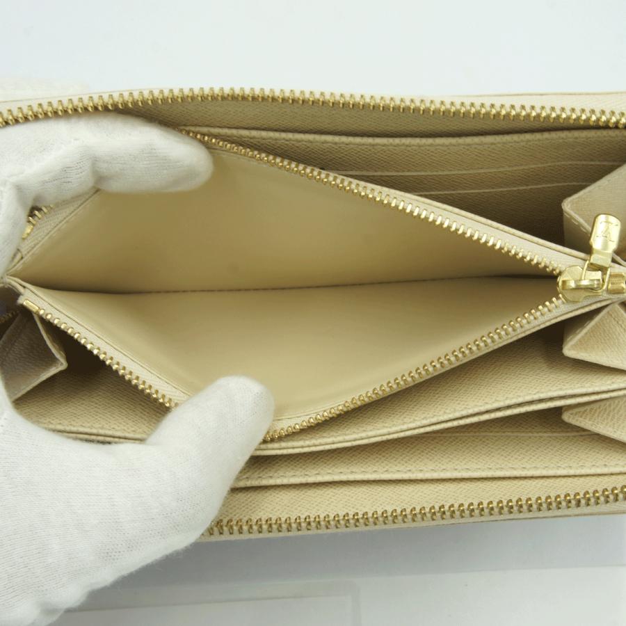 ルイヴィトン（LOUIS VUITTON）ダミエ アズール　ジッピーウォレット　N60019　長財布　レディース（中古）