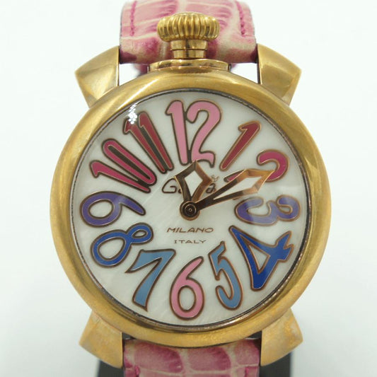 ガガミラノ（GAGA　MILANO）マヌアーレ　17749　クォーツ　メンズ　レディース（中古）
