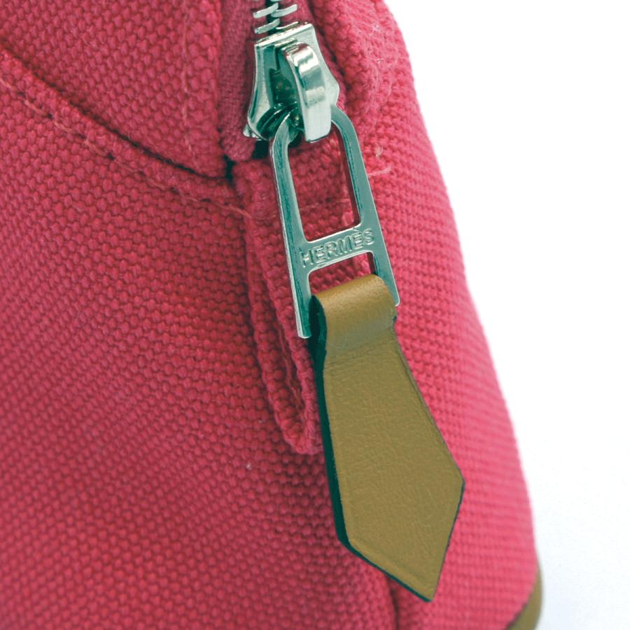 エルメス（HERMES）ボリードポーチ ミニミニ　H102772M　コットン　レディース（中古）