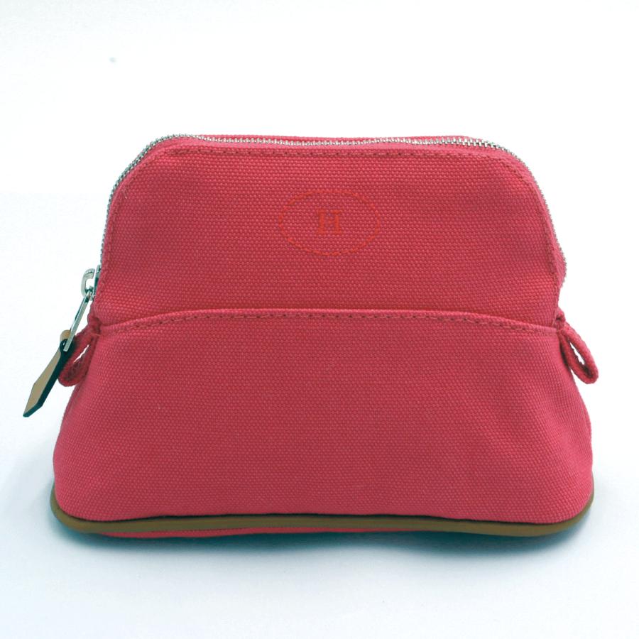 エルメス（HERMES）ボリードポーチ ミニミニ　H102772M　コットン　レディース（中古）