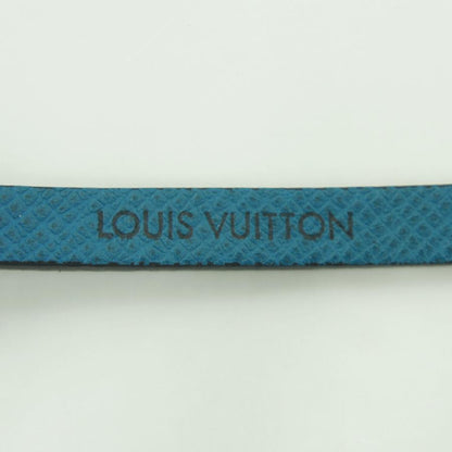 ルイヴィトン（LOUIS VUITTON）ブラスレ　フックイット　ブルー　ブラック　リバーシブル　M6300E　ブレスレット　アクセサリー　メンズ　レディース（中古）