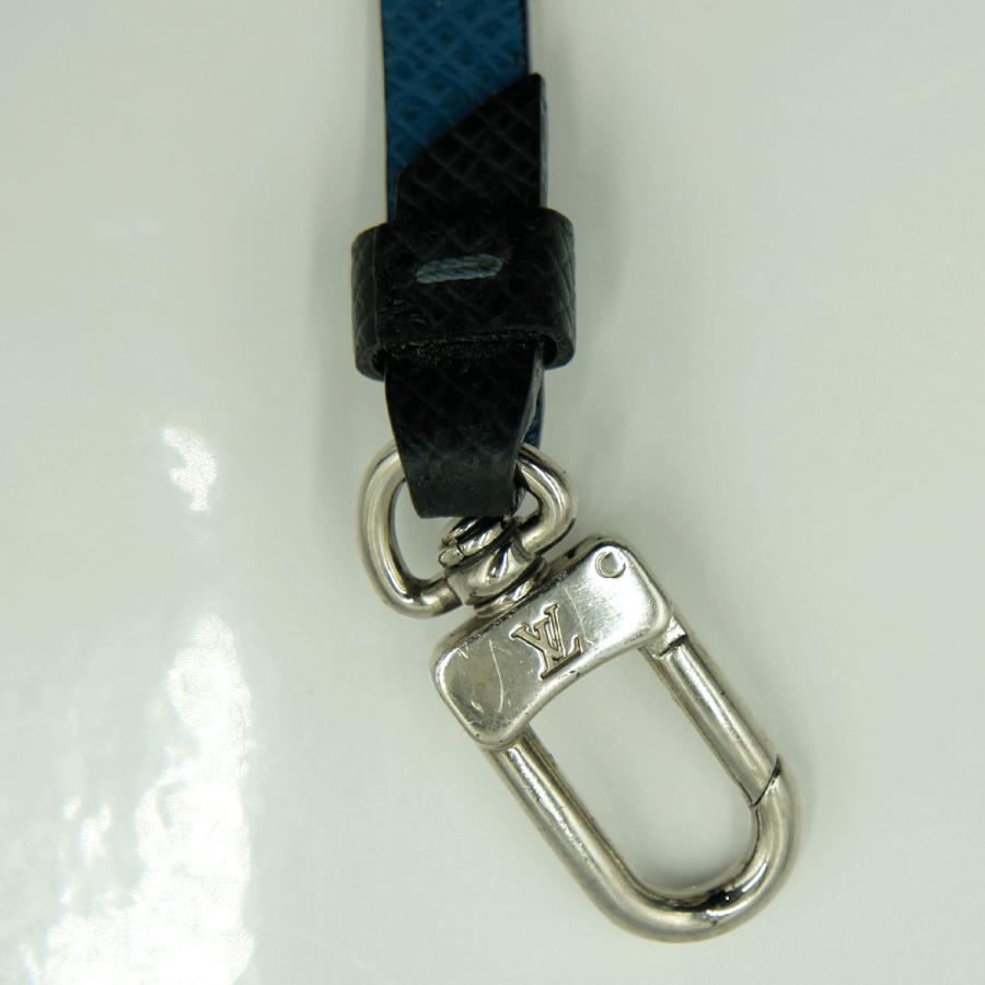 ルイヴィトン（LOUIS VUITTON）ブラスレ　フックイット　ブルー　ブラック　リバーシブル　M6300E　ブレスレット　アクセサリー　メンズ　レディース（中古）