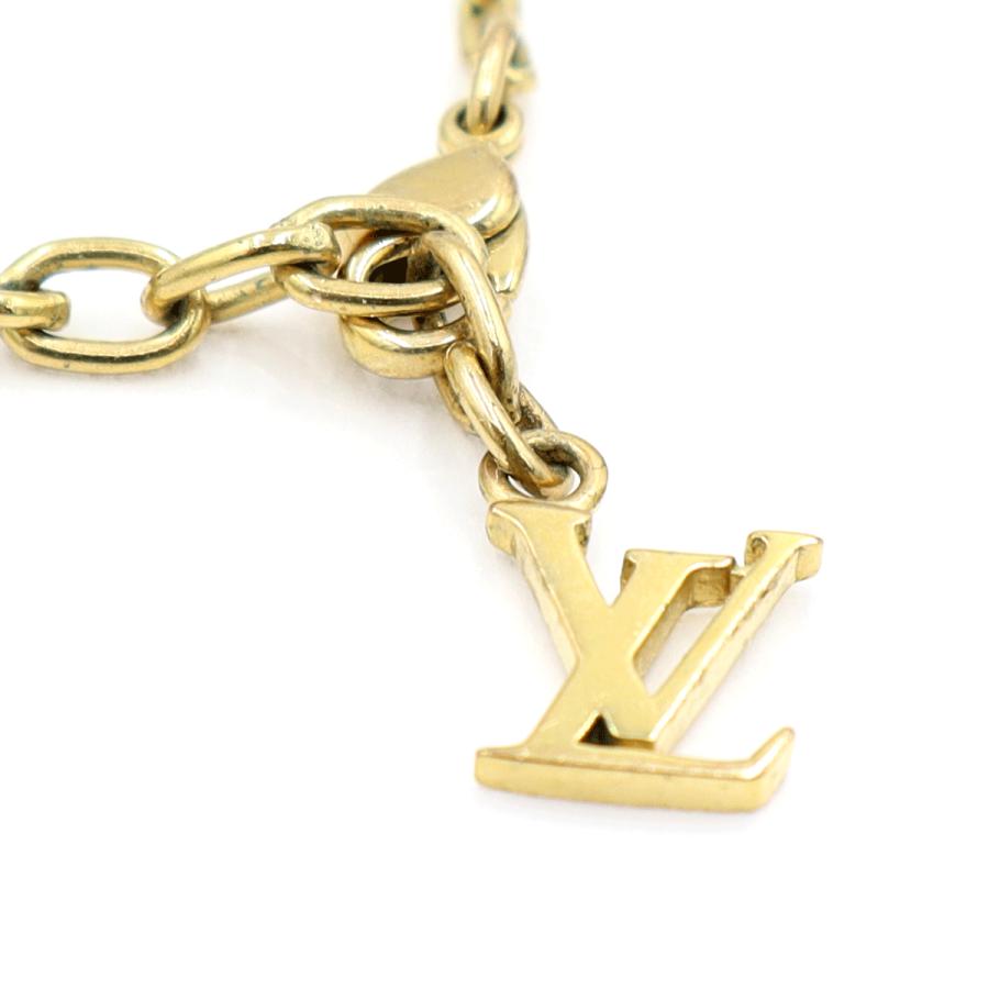 ルイヴィトン（LOUIS VUITTON）コリエ・ギャンブルゴールドネックレス　M65096　ネックレス長さ40cm　ネックレス　メンズ　レディース　（中古）