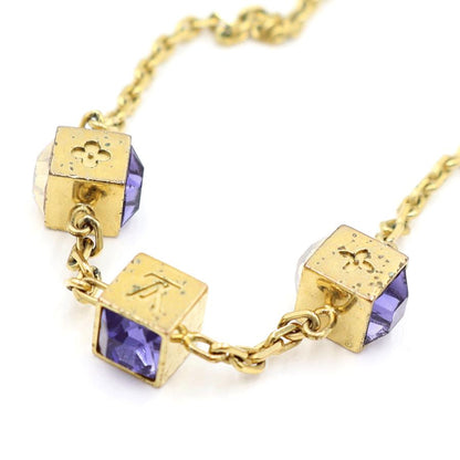 ルイヴィトン（LOUIS VUITTON）コリエ・ギャンブルゴールドネックレス　M65096　ネックレス長さ40cm　ネックレス　メンズ　レディース　（中古）