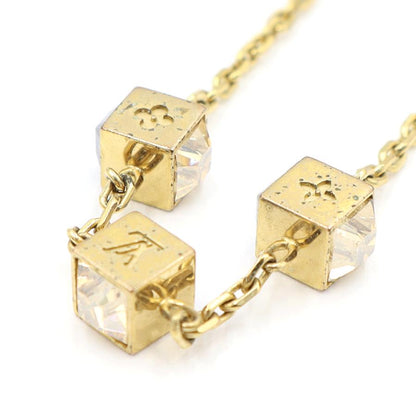 ルイヴィトン（LOUIS VUITTON）コリエ・ギャンブルゴールドネックレス　M65096　ネックレス長さ40cm　ネックレス　メンズ　レディース　（中古）