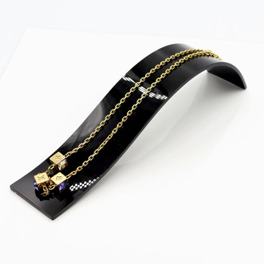 ルイヴィトン（LOUIS VUITTON）コリエ・ギャンブルゴールドネックレス　M65096　ネックレス長さ40cm　ネックレス　メンズ　レディース　（中古）