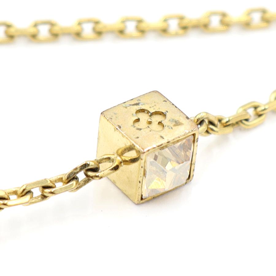 ルイヴィトン（LOUIS VUITTON）コリエ・ギャンブルゴールドネックレス　M65096　ネックレス長さ40cm　ネックレス　メンズ　レディース　（中古）