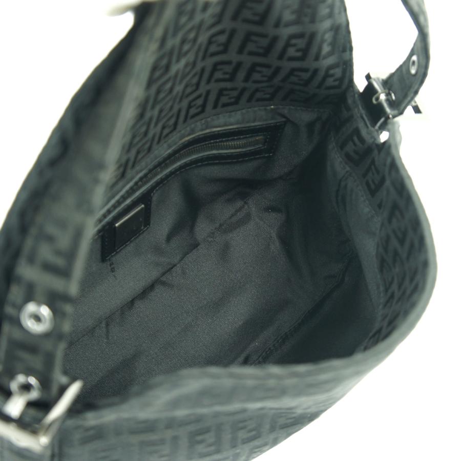 フェンディ（FENDI）ズッキーノ　ワンショルダーバッグ　8BR003　ハンドバッグ　ブラック　レディース（中古）