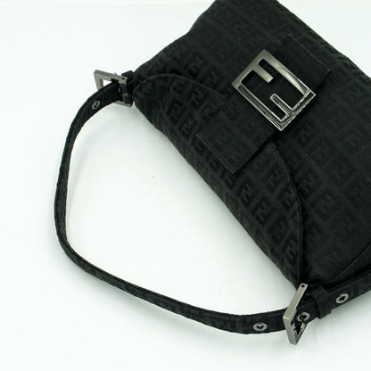 フェンディ（FENDI）ズッキーノ　ワンショルダーバッグ　8BR003　ハンドバッグ　ブラック　レディース（中古）