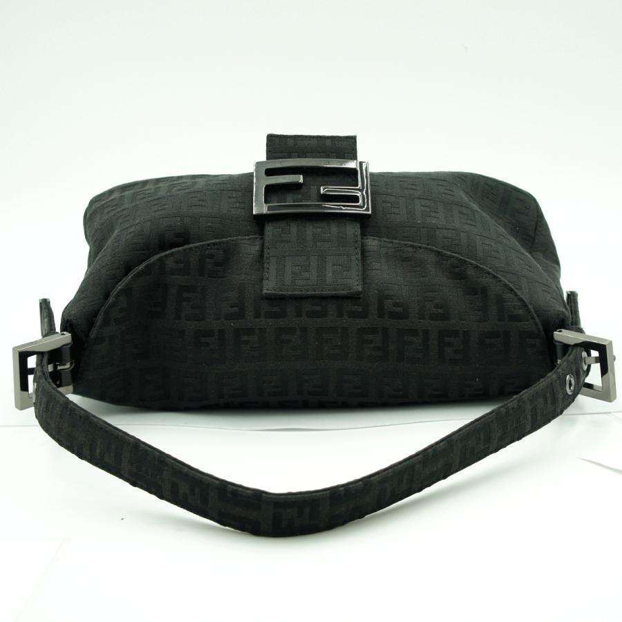 フェンディ（FENDI）ズッキーノ　ワンショルダーバッグ　8BR003　ハンドバッグ　ブラック　レディース（中古）