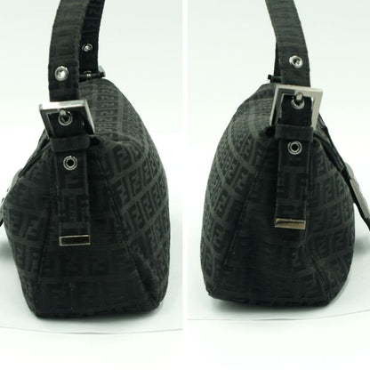 フェンディ（FENDI）ズッキーノ　ワンショルダーバッグ　8BR003　ハンドバッグ　ブラック　レディース（中古）