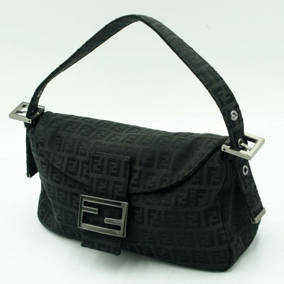 フェンディ（FENDI）ズッキーノ　ワンショルダーバッグ　8BR003　ハンドバッグ　ブラック　レディース（中古）