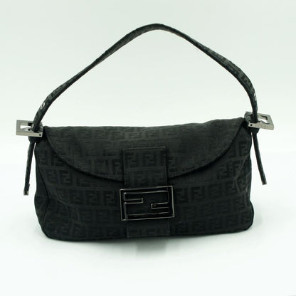 フェンディ（FENDI）ズッキーノ　ワンショルダーバッグ　8BR003　ハンドバッグ　ブラック　レディース（中古）