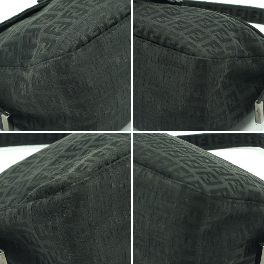 フェンディ（FENDI）ズッキーノ　ワンショルダーバッグ　8BR003　ハンドバッグ　ブラック　レディース（中古）