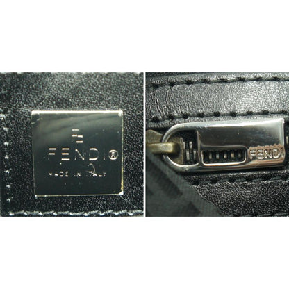 フェンディ（FENDI）ズッキーノ　ワンショルダーバッグ　8BR003　ハンドバッグ　ブラック　レディース（中古）