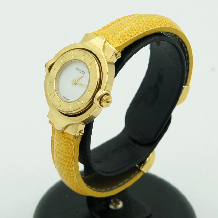 グッチ（GUCCI）リバーシブルウォッチ　バングルタイプ　GQ6600　クォーツ　レディース（中古）