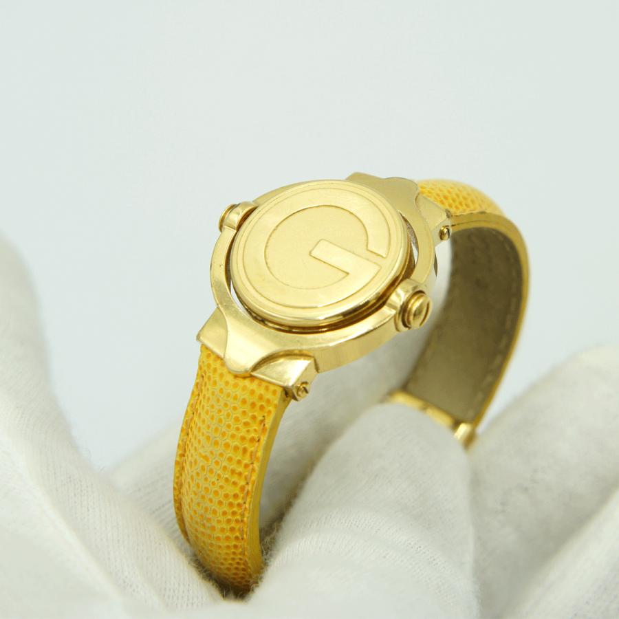 グッチ（GUCCI）リバーシブルウォッチ　バングルタイプ　GQ6600　クォーツ　レディース（中古）