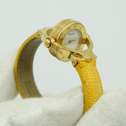 グッチ（GUCCI）リバーシブルウォッチ　バングルタイプ　GQ6600　クォーツ　レディース（中古）