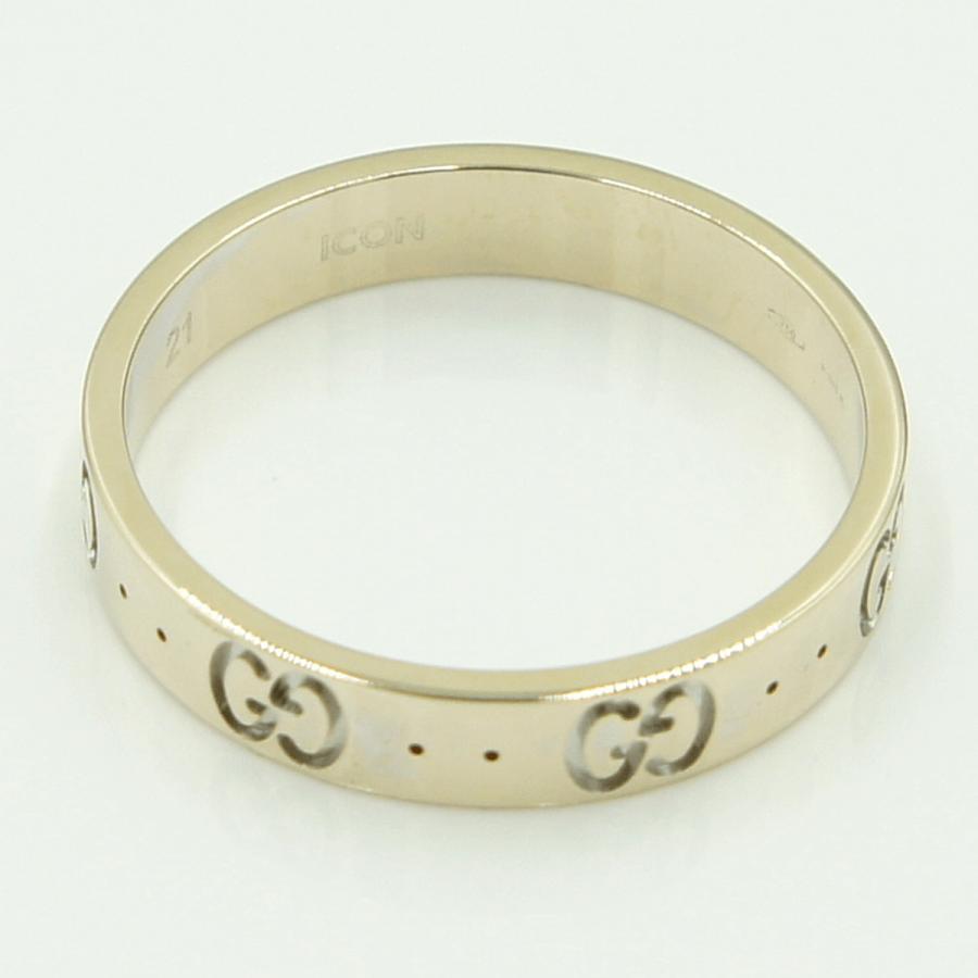 グッチ（GUCCI）750アイコンリング　リングサイズ20号　重量4.18g　レディース（中古）