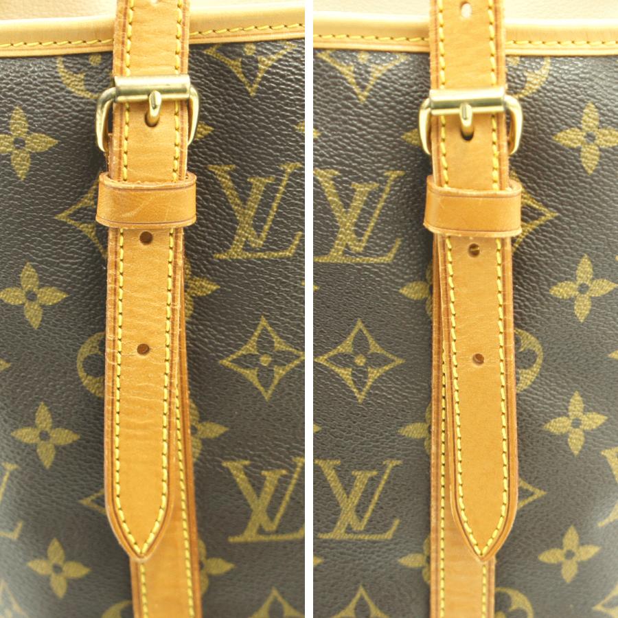 ルイヴィトン（LOUIS VUITTON）モノグラム バケットGM　M42236　ショルダーバッグ　トートバッグ　ブラウン（中古）