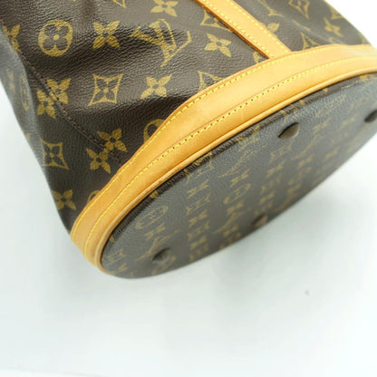 ルイヴィトン（LOUIS VUITTON）モノグラム バケットGM　M42236　ショルダーバッグ　トートバッグ　ブラウン（中古）