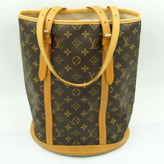 ルイヴィトン（LOUIS VUITTON）モノグラム バケットGM　M42236　ショルダーバッグ　トートバッグ　ブラウン（中古）