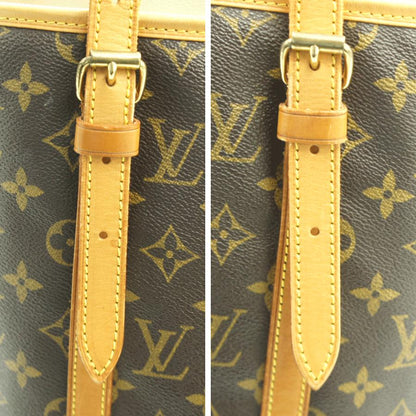 ルイヴィトン（LOUIS VUITTON）モノグラム バケットGM　M42236　ショルダーバッグ　トートバッグ　ブラウン（中古）