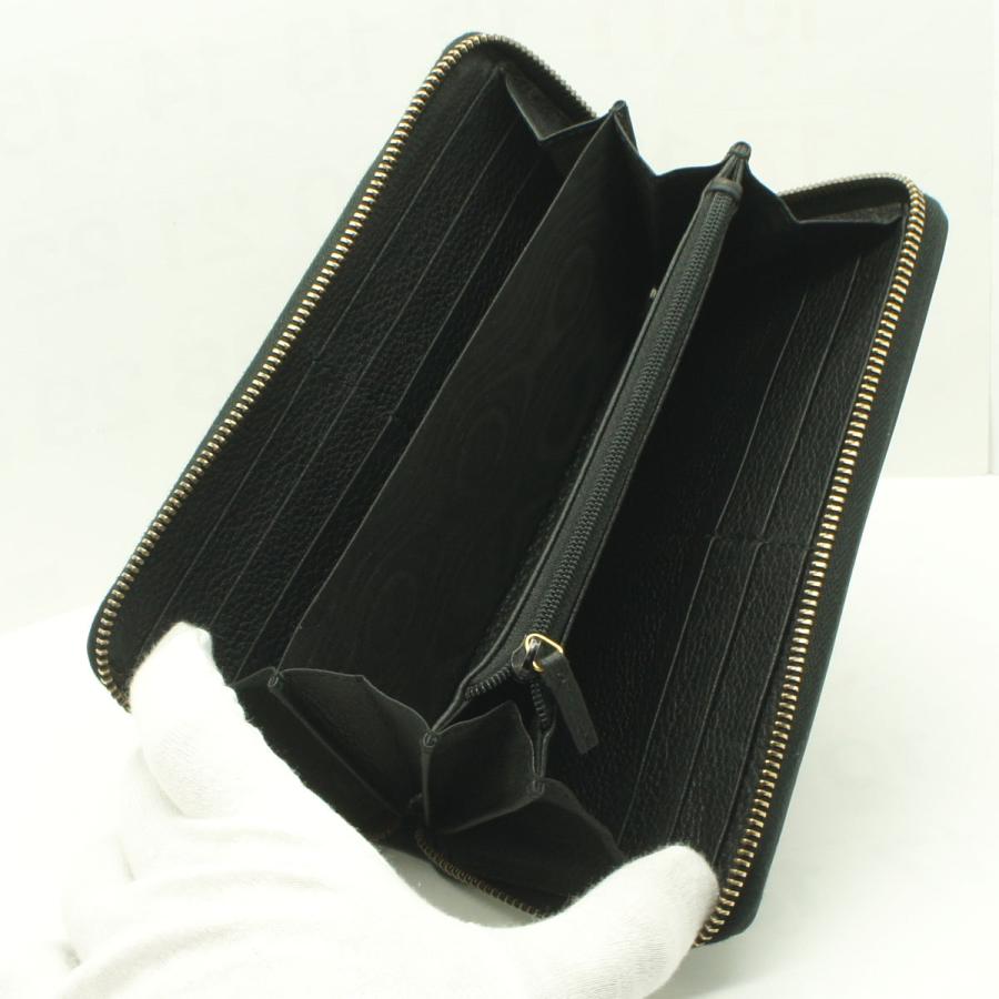 グッチ（GUCCI）ラウンドファスナー長財布　ヴィンテージロゴ　496317　レディース（中古）