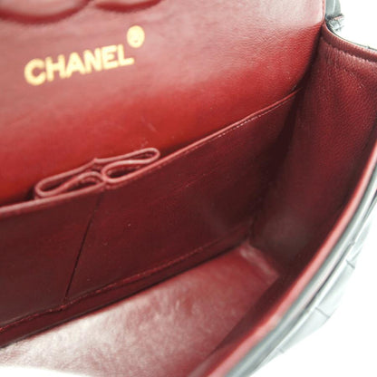 シャネル（CHANEL）マトラッセ25　Wフラップチェーンショルダーバッグ　A01112　ハンドバッグ　ショルダーバッグ　ブラック　レディース（中古）