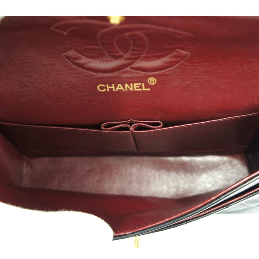 シャネル（CHANEL）マトラッセ25　Wフラップチェーンショルダーバッグ　A01112　ハンドバッグ　ショルダーバッグ　ブラック　レディース（中古）