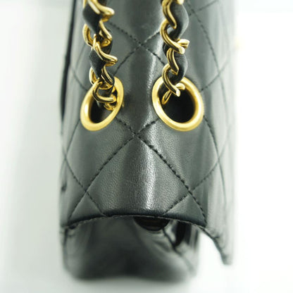 シャネル（CHANEL）マトラッセ25　Wフラップチェーンショルダーバッグ　A01112　ハンドバッグ　ショルダーバッグ　ブラック　レディース（中古）