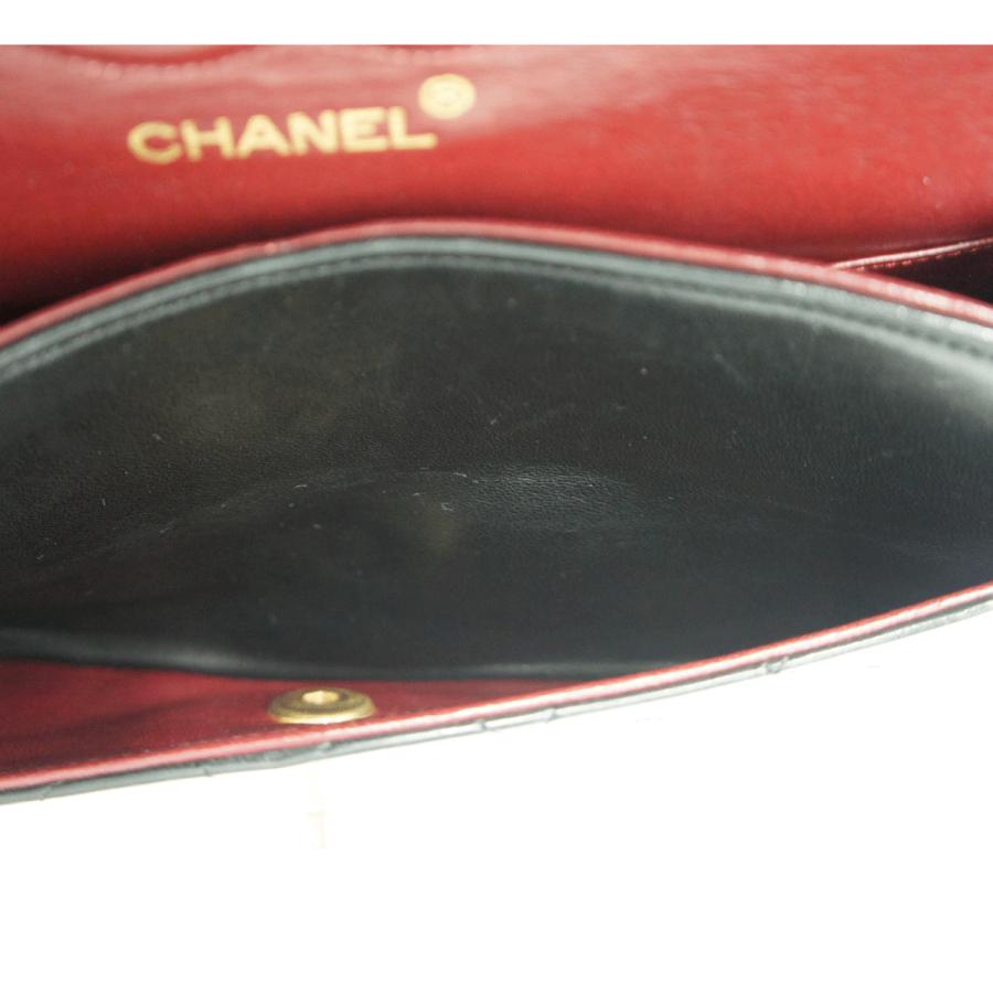 シャネル（CHANEL）マトラッセ25　Wフラップチェーンショルダーバッグ　A01112　ハンドバッグ　ショルダーバッグ　ブラック　レディース（中古）