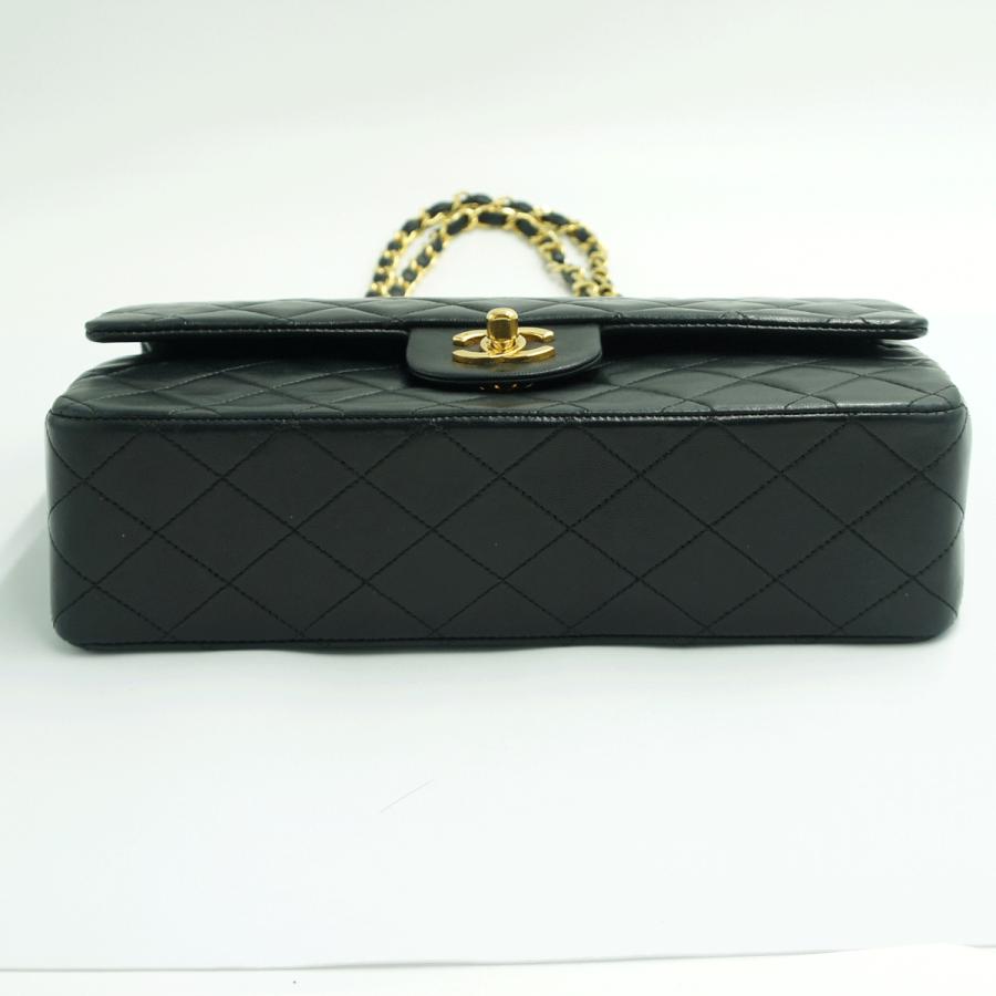 シャネル（CHANEL）マトラッセ25　Wフラップチェーンショルダーバッグ　A01112　ハンドバッグ　ショルダーバッグ　ブラック　レディース（中古）