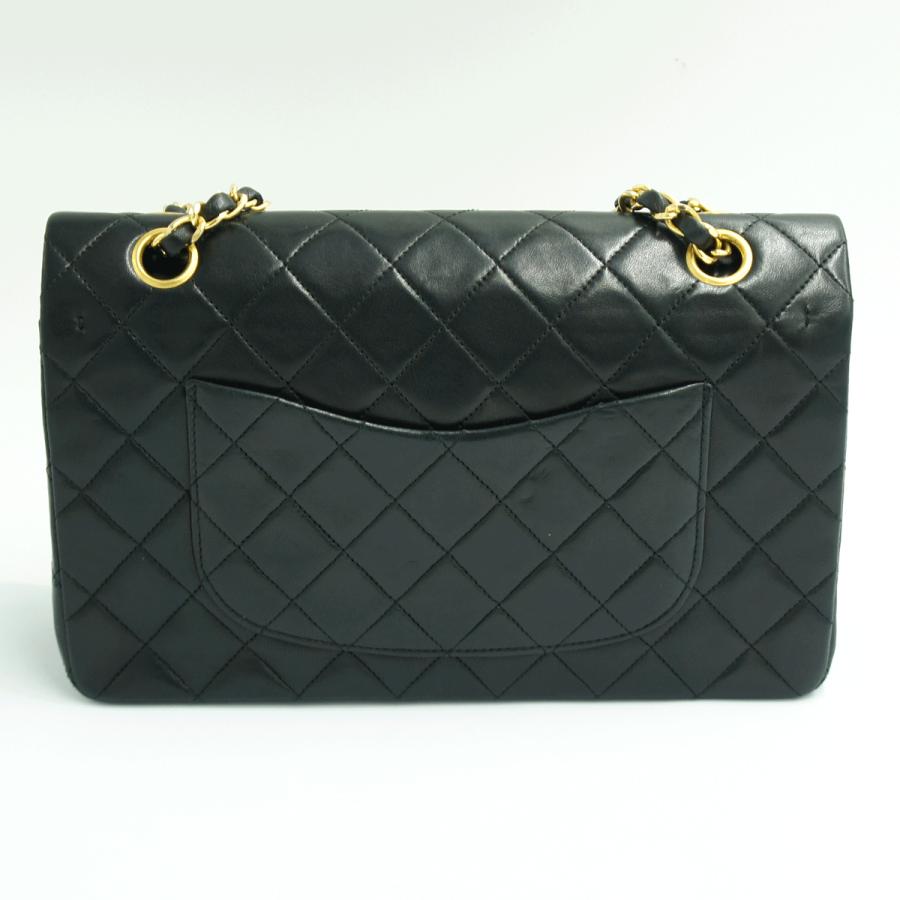 シャネル（CHANEL）マトラッセ25　Wフラップチェーンショルダーバッグ　A01112　ハンドバッグ　ショルダーバッグ　ブラック　レディース（中古）