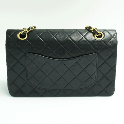 シャネル（CHANEL）マトラッセ25　Wフラップチェーンショルダーバッグ　A01112　ハンドバッグ　ショルダーバッグ　ブラック　レディース（中古）