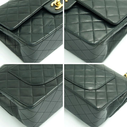 シャネル（CHANEL）マトラッセ25　Wフラップチェーンショルダーバッグ　A01112　ハンドバッグ　ショルダーバッグ　ブラック　レディース（中古）