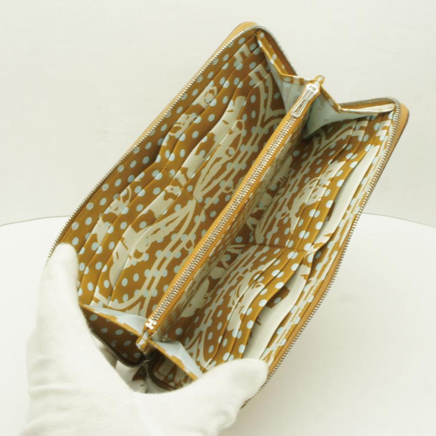 エルメス（HERMES）アザップ シルクインロング長財布　レディース（中古・美品）