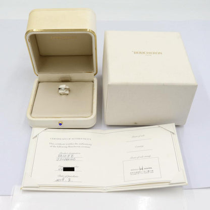 ブシュロン(BOUCHERON)ファセットソリテール リング　リングサイズ6号　重量4.14ｇ(石の重量を含む)　レディース(中古)