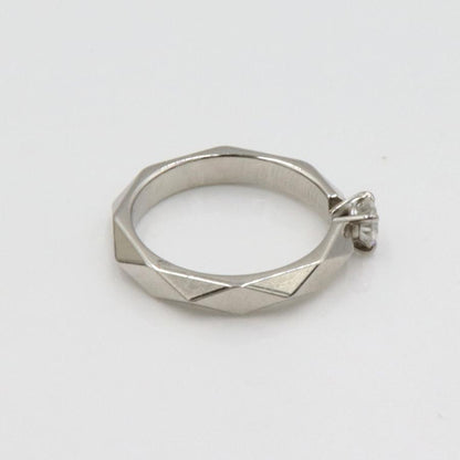 ブシュロン(BOUCHERON)ファセットソリテール リング　リングサイズ6号　重量4.14ｇ(石の重量を含む)　レディース(中古)