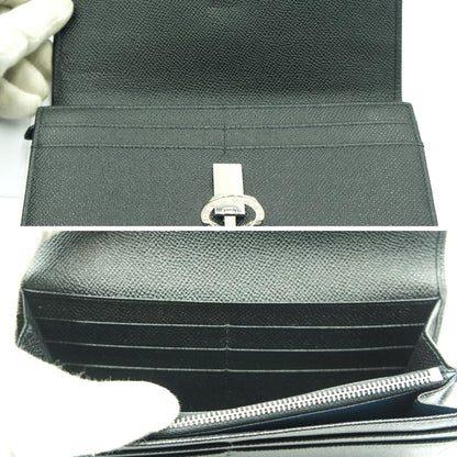 ブルガリ（BVLGARI）ブルガリ・ブルガリ　ロゴクリップ　長財布　30414　二つ折り財布　メンズ　レディース　（中古）