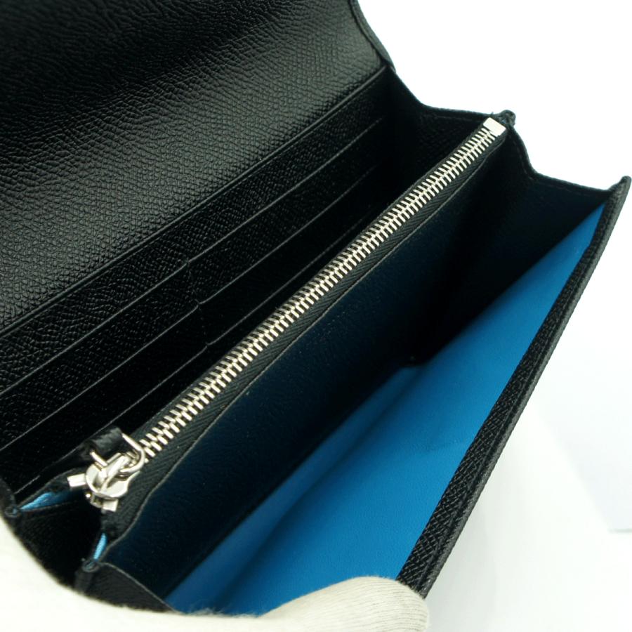 ブルガリ（BVLGARI）ブルガリ・ブルガリ　ロゴクリップ　長財布　30414　二つ折り財布　メンズ　レディース　（中古）