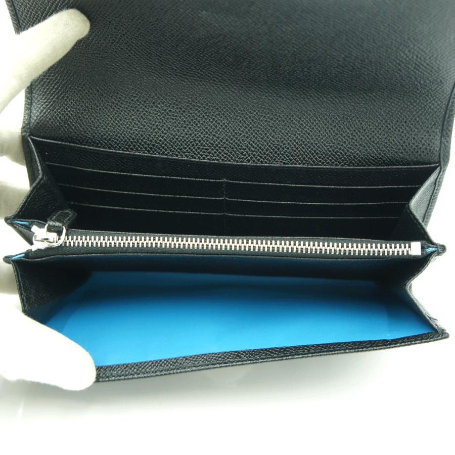 ブルガリ（BVLGARI）ブルガリ・ブルガリ　ロゴクリップ　長財布　30414　二つ折り財布　メンズ　レディース　（中古）