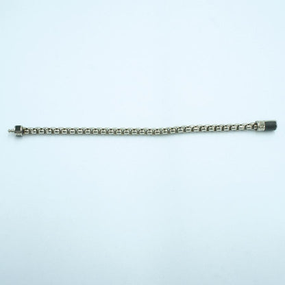 ルイヴィトン（LOUIS VUITTON）ブレスレット・チェーン モノグラム・エクリプス　M63107　ブレスレット長さ21cm　メンズ　レディース（中古）