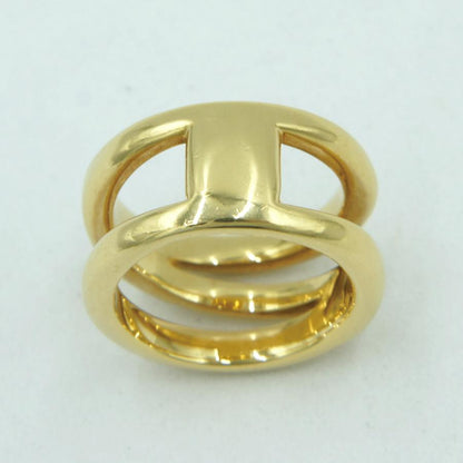 ティファニー(Tiffany & Co.)　ダイアゴナル リング　リングサイズ11号　750(K18)　イエローゴールド　レディース（中古）