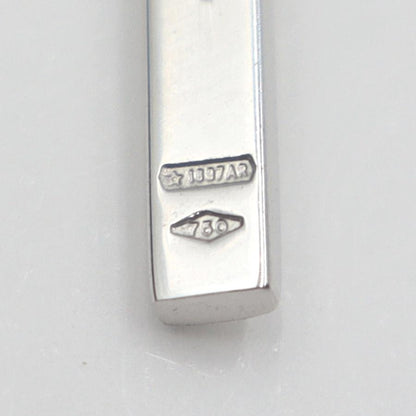 グッチ(GUCCI) 750 ロゴプレートラリアットネックレス　ネック長さ：約50cm　重量5.23ｇ（中古）