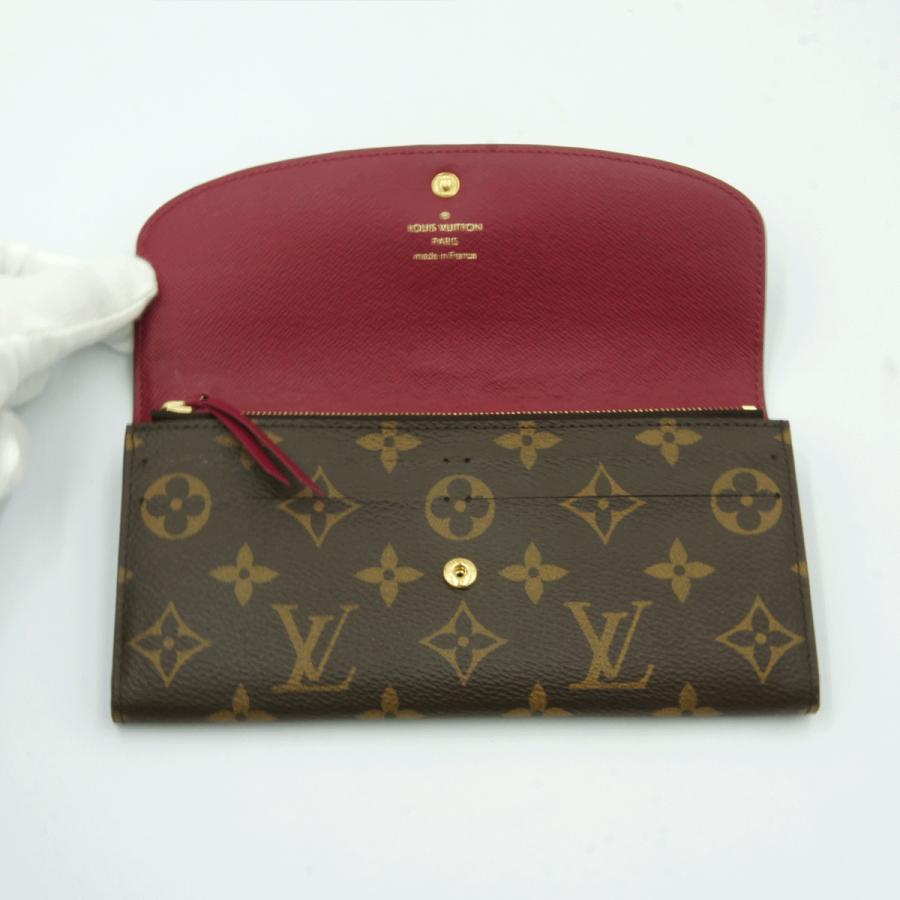 ルイヴィトン（LOUIS VUITTON）モノグラム　ポルトフォイユ・エミリー　M60697　レディース（中古）
