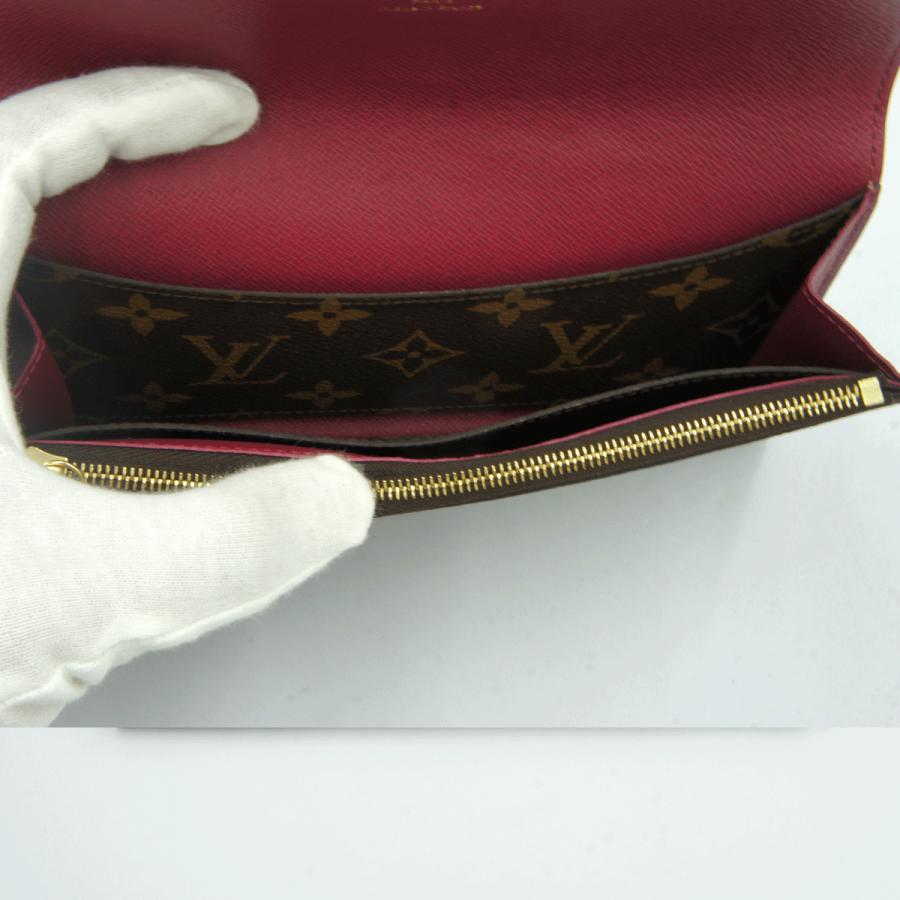 ルイヴィトン（LOUIS VUITTON）モノグラム　ポルトフォイユ・エミリー　M60697　レディース（中古）