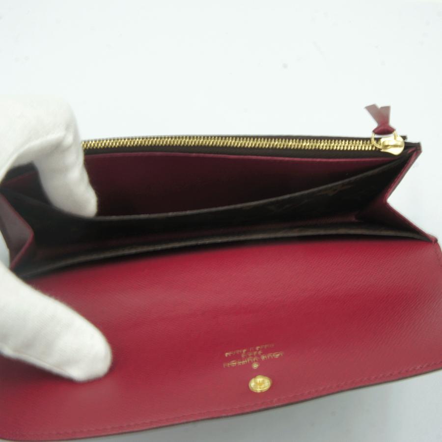 ルイヴィトン（LOUIS VUITTON）モノグラム　ポルトフォイユ・エミリー　M60697　レディース（中古）